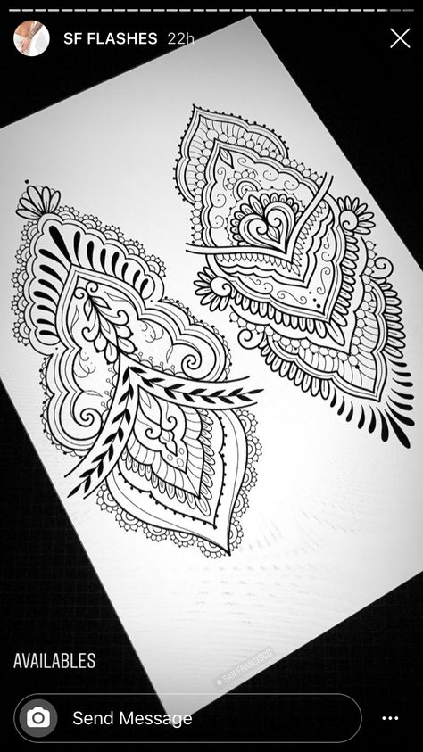 Simple Mandala Tattoo, Ornamental Tattoo Design, Minimalistic Tattoo Ideas, Cuff Tattoo, Minimalistic Tattoo, Geometric Mandala Tattoo, Henna Drawings, Henna Inspired Tattoos, Native Tattoos