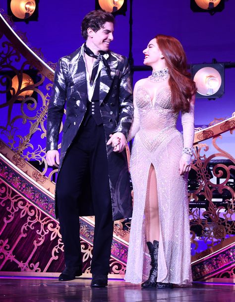 Jojo Moulin Rouge, Satine Moulin Rouge Broadway, Moulan Rouge, Moulin Rouge Broadway, Satine Moulin Rouge, Derek Klena, Moulin Rouge Musical, Al Hirschfeld, Bow Image