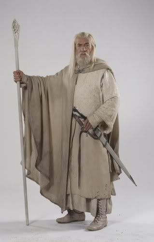 The One Ring Forums: Tolkien Topics: Movie Discussion: The Lord of the Rings: Did You Ever Notice... Gandalf the White's Costume? Gandalf The White, Lotr Costume, Gandalf The Grey, The Hobbit Movies, Christopher Lee, Into The West, Ian Mckellen, White Costumes, The Two Towers