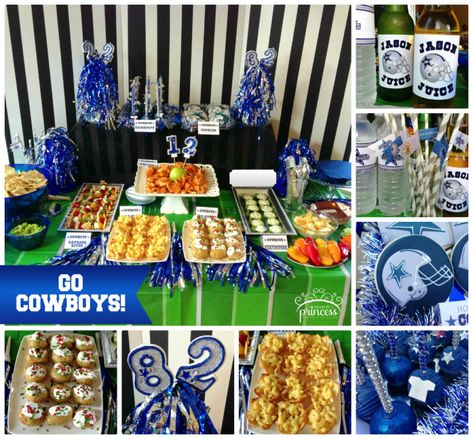 Cowboys Football Party, Dallas Cowboys Birthday Party, Dallas Cowboys Baby Shower, Dallas Cowboys Theme, Dallas Cowboys Birthday, Dallas Cowboys Party, Football Party Ideas, Help Orphans, Dallas Cowboys Decor