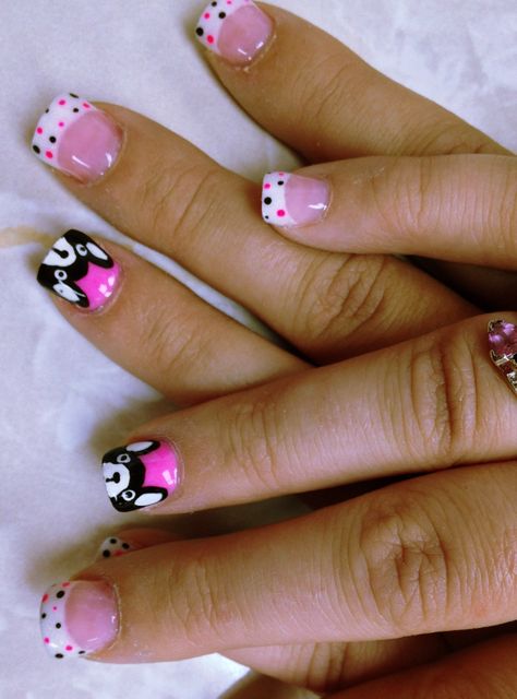 My Boston terrier nails! Boston Terrier Nail Art, Boston Terrier Nails, Dog Nail Designs, Puppy Nails, Dog Nail Art, Cat Nail Art, Nails 2016, Nails Pedicure, Crazy Nail Art