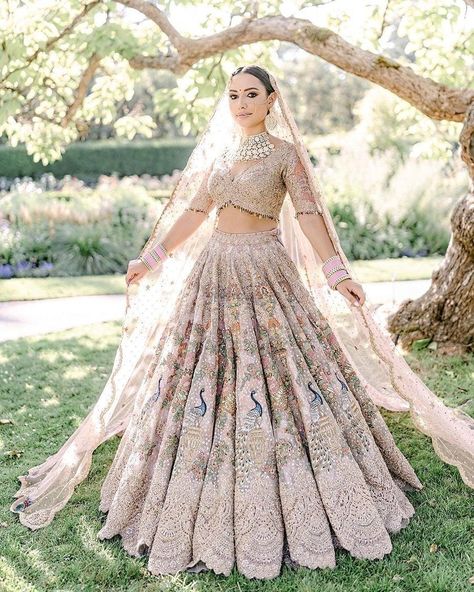 Pastel Bridal Lehenga, Lehenga Color Combinations, Latest Bridal Lehenga Designs, Bridal Lehenga Designs, Latest Bridal Lehenga, Wedding Lehenga Designs, Indian Bride Outfits, Bridal Lehenga Collection, Latest Bridal Dresses