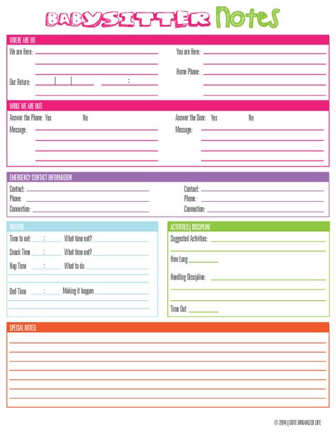 Babysitting Form Babysitter Printable, Babysitting Bag, Babysitting Activities, Bored Jar, Home Phone, Organize Your Life, Girl Scouts, Things To Know, Simple Weddings