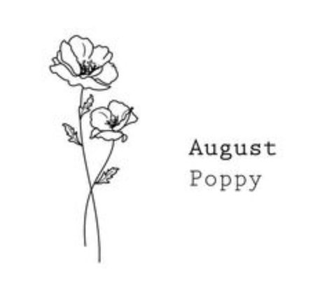 Poppy Leo Tattoo, Leo Birth Flower Tattoo, Flower Tattoos Poppy, Tattoos Poppy, Pretty Lines, Leo Tattoo, On Tattoo, Poppy Drawing, Poppies Tattoo