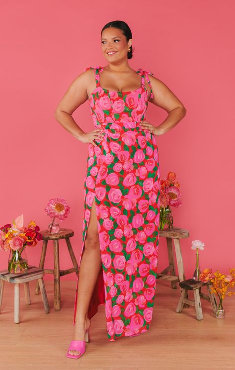 Check out Willow Maxi Dress ~ Rosie Blooms. Get $10 off + free shipping with Club Mumu. Brunch Floral Maxi Dress, Cancun Wedding Outfit Guest, Plus Size Wedding Guest, Summer Formal Wedding Guest Attire, Bridal Shower Dress For Guest, Vibrant Print V-neck Maxi Dress For Brunch, Emily Maxi Dress Pink Floral, Pink Printed Floor-length Maxi Dress, Spring Floor-length Maxi Dress With Vibrant Print