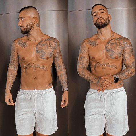 Adonis Belt, Religious Tattoo Sleeves, Religious Tattoo, Inked Men, Don Juan, Body Tattoos, Male Body, Haircuts For Men, Workout Videos