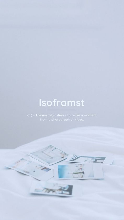 Isoframst (n.) – the nostalgic desire to relive a moment from a picture or video. #nostalgia #wallpaper #aesthetic #words #coolwords #backgrounds #lockscreens #aestheticwallpapers #quotes #aestheticquotes #memories Aesthetic Pictures With Words, Quotes For Nostalgia, Captions For Nostalgic Pictures, Aesthetic Words To Describe Yourself, Aesthetic One Word Quotes, Words For Nostalgia, Nostalgia Quotes Aesthetic, Quotes On Moments, Onism Aesthetic