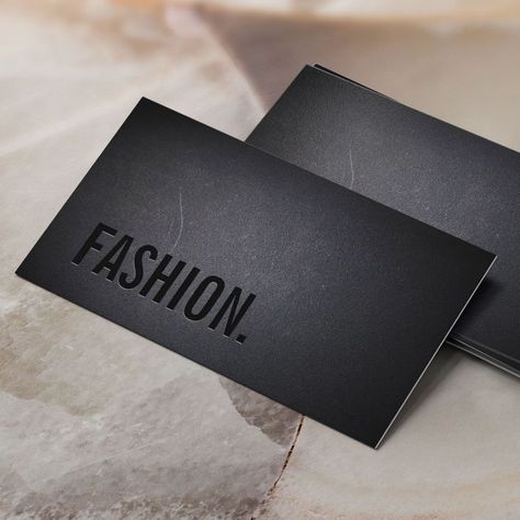 Professional Black Out Fashion Business Card. Fashion Business Card, Writing Business, Fashion Business Cards, Marketing Business Card, Minimalist Business Cards, Bold Text, Minimalist Business, Fashion Elegant, Fashion Business