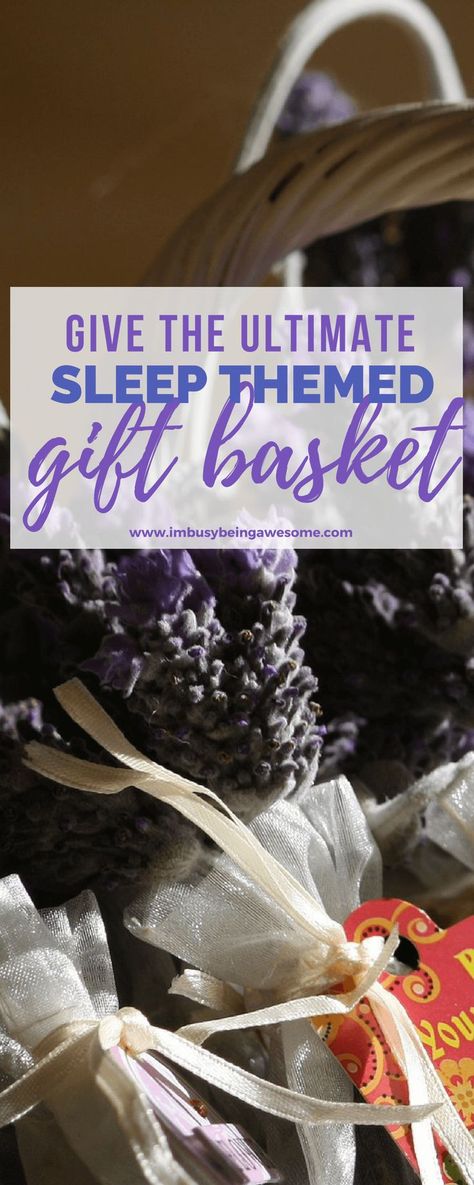 Give The Ultimate Sleep Themed Gift Basket. Birthday, Present, Theme, Gift basket, Sleep, Rest, Self care, Self love, Happiness, Love, Birthday present, Mother's Day, Gift for her, SAHM, #birthday #present #birthdaypresent #giftbasket #mothersday #giftforher #mom #mother #selfcare #selflove #rest #relaxation #goodnight Hommade Gifts, Gift Basket Birthday, Relaxation Gift Basket, Boyfriend Gift Basket, Souvenir Jewelry, Sleep Gifts, Birthday Basket, Love Birthday, Stocking Stuffers For Women