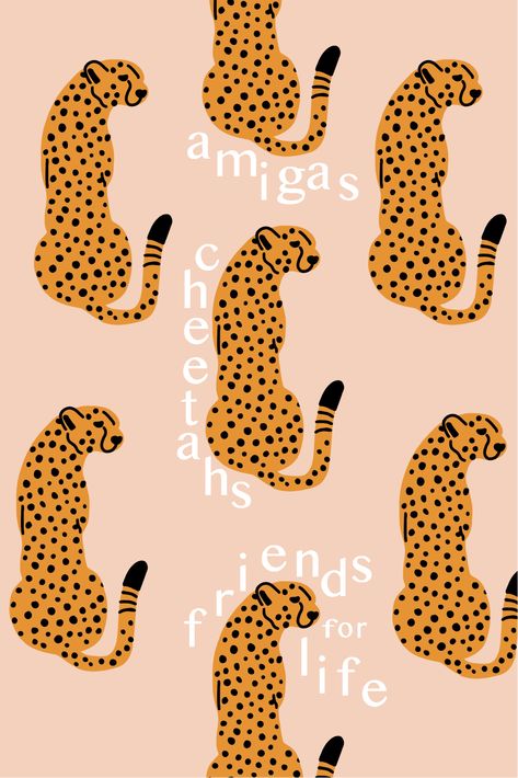 amigas cheetahs friends for life, cheetah girls, valentines day, galentines day, print shop small business, print goods Amigas Cheetahs, Friends For Life, Galentines Day, Girls Valentines, Cheetahs, Bid Day, Mini Canvas Art, Shop Small Business, Quote Wall