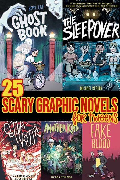 Ghosts and ghouls and vampires, oh my! But wait we’ve got monsters and zombies and witches too! This collection of scary graphic novels for tweens ages 9-12 years is perfect for kids who love a little horror in the lead up to Halloween… and all the dark nights in between! #kidsbooks #bestbooksforkids #booksforkids #kidsread #kidlit #childrensbooks #raisingreaders #bookworm #booklover #readaloud #raiseareader Read Aloud Picture Books, Growth Mindset Videos, Picture Books For Kids, The Graveyard Book, Action Songs, Ghost Books, Dark Nights, Early Childhood Teacher, Kids Moves