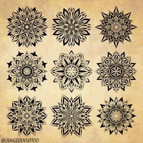 A selection of mandalas from my 100 mandala designs book. Swipe to see them individually. Click the link on my profile to get yours ✍️ it’s a instant digital download and they come with the stencils pre-drawn. You’ll also see a pack of 3 mandalas for free so you can try before you buy. Visit fortattooers.com or click the direct link on my profile. #mandala #mandalatattoo #mandaladesign #tattoodesign #geometrictattoo Mexican Mandala Tattoo, Mexican Mandala, Circle Mandala Design, Eden Tattoo, Geometric Tattoo Stencil, Dotwork Tattoo Mandala, Mandala Tutorial, Circle Mandala, Geometric Mandala Tattoo