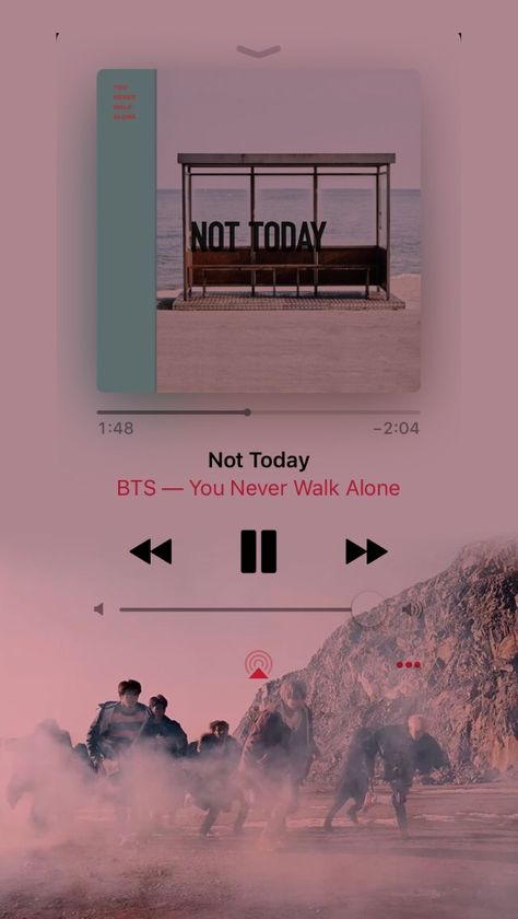 Bts Not Today Wallpaper, Not Today Bts, Lyric Aesthetic, Bts Not Today, Bts You Never Walk Alone, Music Wallpapers, Group Picture, Bts Group Picture, Lyrics Art