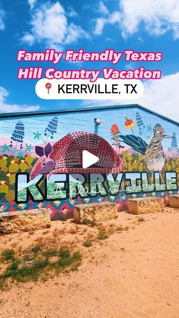 Dallas Mom / DFW Events & Activities / Family Travel on Instagram: "🌟 Take a Family Friendly Vacation to the Texas Hill Country and visit Kerrville, TX🌟 #Ad @kerrvillecrafted   Kerrville, TX is the perfect spot to explore the Guadalupe River in the Texas Hill Country! Plus it’s just a 5.5 hour drive from Dallas. 🤩 This is the perfect family getaway if you want to explore nature, splash in a river, and eat some great food!  🚗 Comment “link” for a list of The 25 Best Things to do in Kerrville, TX!  🏡 Where to stay: @jellystoneguadalupe is a great option for families looking for a summer camp style experience! They offer cabins and RV sites plus an array of kid friendly amenities. There’s a huge water playground, swimming pools, themed weekend events, jumping pillows, playgrounds, a mini Summer Camp Style, Kerrville Texas, Texas Travel Guide, Texas Trip, See Saw, Historic Theater, Guadalupe River, Water Playground, Mini Golf Course