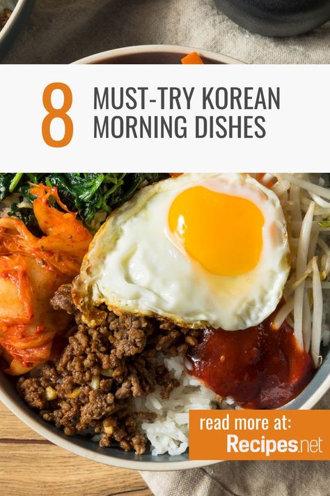 Discover 8 Must-Try Korean Morning Dishes that will add excitement to your breakfast routine! From savory soups to delicious rice dishes, these recipes are a perfect way to start your day. #KoreanBreakfast #MorningDishes #KoreanCuisine #BreakfastIdeas #MustTryRecipes Korean Breakfast Soup Recipes, Simple Korean Dishes, Traditional Korean Breakfast, Korean Breakfast Soup, Korean Breakfast Ideas, Korean Dishes Recipes, Korean Breakfast, Crispy Pancakes, Asian Breakfast