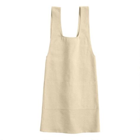 Washed Cotton Smock - v1 Striped Apron, Floral Apron, Cute Aprons, Cost Plus World Market, Cotton Apron, Towel Collection, Ticking Stripe, Linen Towels, Kitchen Products