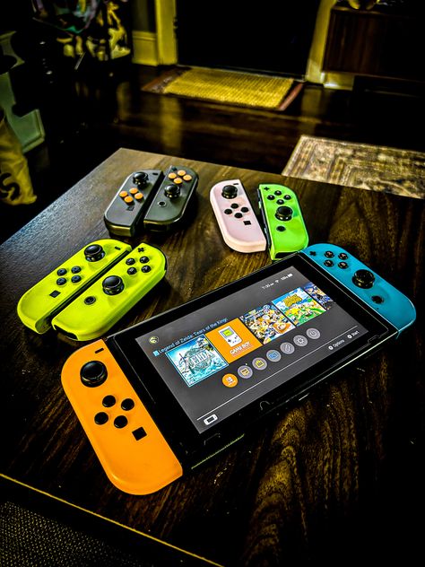 Joycons, Nintendo Switch, Controller, Gamers, Video Games, Gaming Accessories, Nintendo Nintendo Switch Photography, Nintendo Switch Joycons, Nintendo Switch Joycons Custom, Nintendo Switch Game Collection, Joy Cons Nintendo Switch, Nintendo Switch Sports, Nintendo Switch Accessories, Gaming Room Setup, Gaming Console