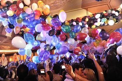 Balloon Drop at a Party: I am interested to know more about balloon drop and net and how they are released specially at a wedding and birthday parties both indoors and outdoors. Balloon Drop Diy, San Francisco Union Square, Night To Shine, Minnie Mouse Birthday Decorations, Balloon Drop, Blowing Up Balloons, Prom Theme, Balloon Stands, Diy Birthday Decorations