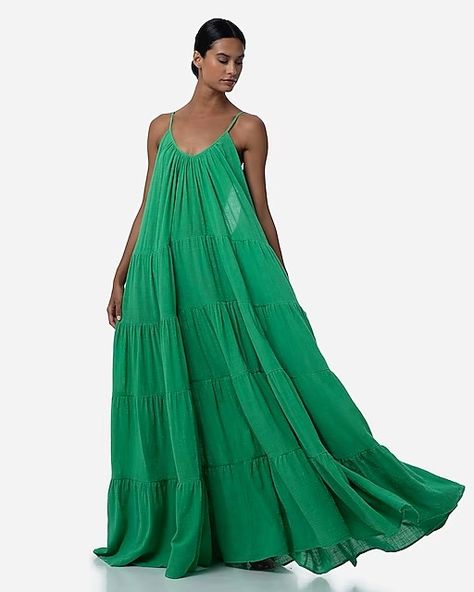 Women's Dresses & Jumpsuits | J.Crew Outfit Inso, Maxi Dress For Women, Best Dresses, Gauze Dress, Maxi Dress Green, Tiered Maxi Dress, African Dress, Dress For Women, Women's Dresses