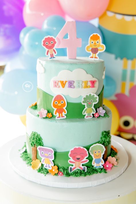 Simple Songs Birthday Cake, Noodle And Pals Birthday Party, Noodle And Pals Birthday Cake, Super Simple Birthday Theme, Sing 2 Birthday Cakes, Super Simple Songs Birthday Cake, Babyfirst Tv Birthday Ideas, Super Simple Songs Birthday Party, Super Simple Songs