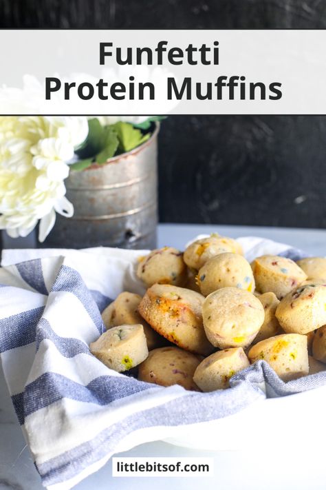 Funfetti Protein Muffins, Protein Snacks For Picky Eaters, Kids Protein Muffins, High Protein Mini Muffins, Protein Mini Muffins For Kids, Protein Powder Muffins Easy, High Protein Muffins For Kids, Mini Protein Muffins, Protein Muffins For Kids