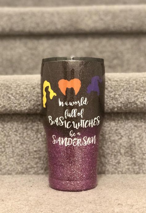 Sanderson Sisters, Water Glasses, Hocus Pocus, Shot Glass, Tumbler, Handmade Items, Glitter, Ships, Water