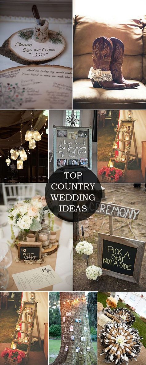 perfect 30 country wedding ideas for fall 2015 Wedding Ideas For Fall, Country Wedding Ideas, Kelsey Rose, Tree Stumps, Tafel Decor, Country Theme Wedding, Country Wedding Decorations, Camo Wedding, Country Theme