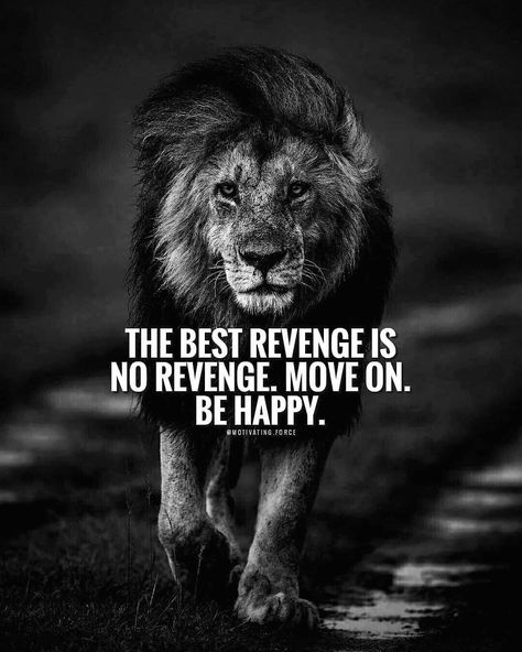 Move On Quotes For Men, Quotes For Men, Move On Quotes, Leo Quotes, Best Revenge, Lion Quotes, Good Quotes, Motiverende Quotes, Warrior Quotes