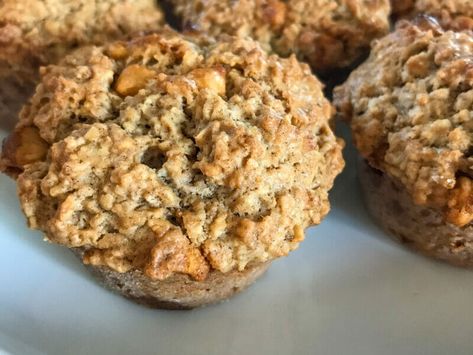 Oatmeal Butterscotch Muffins - A new favorite Saturday treat Butterscotch Oatmeal Muffins, Butterscotch Muffins, Oatmeal Breakfast Muffins, Oatmeal Butterscotch, Coffe Cake, Cake Mix Muffins, Butterscotch Chips, Oatmeal Breakfast, What's For Breakfast