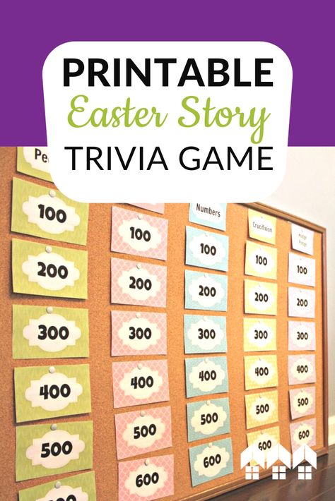 Easter Story Games For Kids, Christian Easter Trivia Questions And Answers, Easter Bible Trivia Questions And Answers, Easter Jeopardy Game, Left Right Easter Story Game, Easter Lessons For Teens, Easter Bible Trivia, Christian Easter Games, Easter Riddles