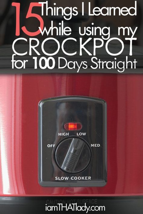 I used the crockpot exclusively for 100 days and tested it to it's limits! You can do SOO much more than you think with it! Here is what I learned while using my crockpot for 100 days straight. Crock Pot Food, Crock Pot Freezer, Crockpot Dishes, Things I Learned, Classic Kitchen, Freezer Cooking, Crock Pot Slow Cooker, Slow Cookers, Crockpot Recipes Slow Cooker