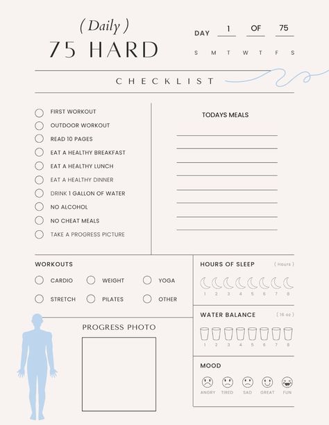 75 Hard Planner plannerorganizer #plannerpageideas #goodnotesplanner📈 75 Day Workout Challenge, 75 Hard Checklist, 75 Hard Workout Ideas, Digital Checklist, Body Physique, Buddhism Wallpaper, 75 Hard Challenge, Hard Challenge, 75 Hard