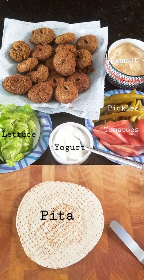 Syrian Falafel Recipe, Falafel Recipes, Beet Dip, Mediterranean Recipe, Pickled Turnips, How To Make Falafel, Falafel Sandwich, Falafel Recipe, Appetizer Dishes