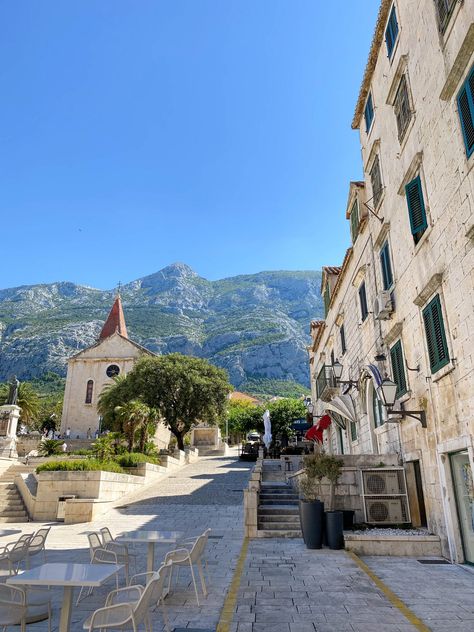 What to do in Makarska, Croatia Makarska Croatia, Grad Trip, Pedal Boats, Fancy Restaurants, Ferry Boat, Old Street, Amazing Sunsets, Beautiful Backdrops, Cloudy Day