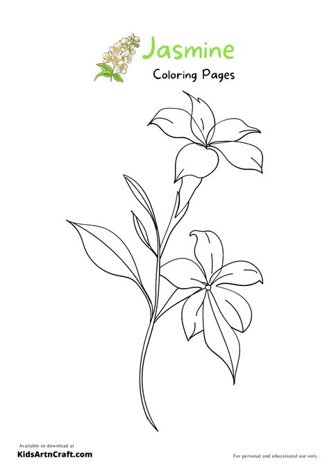 Jasmine Coloring Pages, Printables Free Kids, Free Kids, Mommy And Me, Coloring Pages For Kids, Free Printables, Coloring Pages, For Kids, Quick Saves