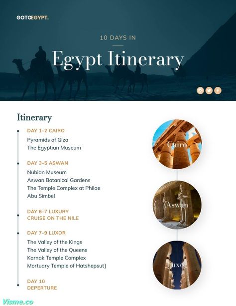 Archaeological Trip Itinerary Template Visme Trip Itinerary Template, Itinerary Template, Hotel Branding, Travel Itinerary Template, Trip Itinerary, Travel Design, Plan Your Trip, Travel Itinerary, Page Design