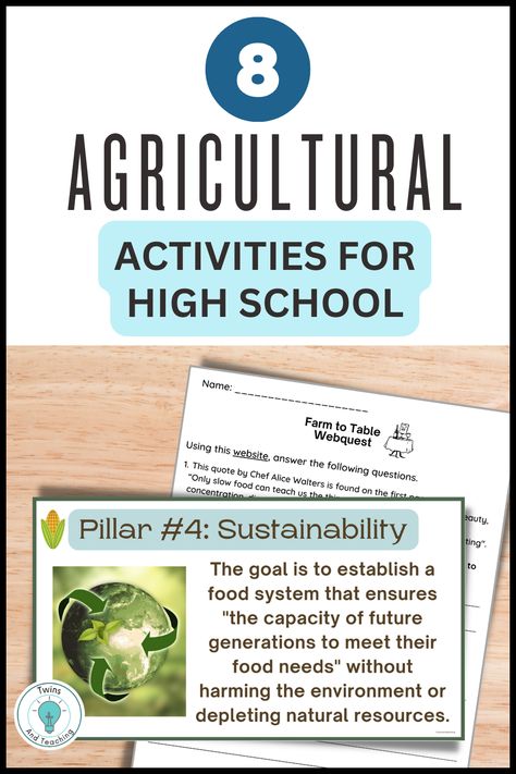 Careers In Agriculture, Horticulture Lesson Plans, Ag Teacher Lesson Plans, High School Ag Classroom, Ag Education Lesson Plans, Ag Education Activities, Agriculture Lesson Plans, High School Agriculture Classroom, Agriculture Projects For School