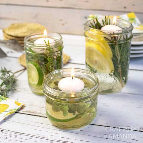 DIY Mosquito Repellent Candles - Crafts by Amanda - Mason Jar Crafts Diy Mosquito Repellent Candle, Bug Repellent Candles, Homemade Bug Repellent, Mosquito Repellent Candle, Diy Bug Repellent, Diy Mosquito Repellent, Bug Repellant, Candle Supplies, Bug Repellent