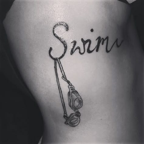 First tattoo. #swim #life Swimming Tattoo, Elements Tattoo, New Tattoo, Swim Team, Piercing Tattoo, First Tattoo, All Tattoos, Henna Tattoo, Tattoo Images