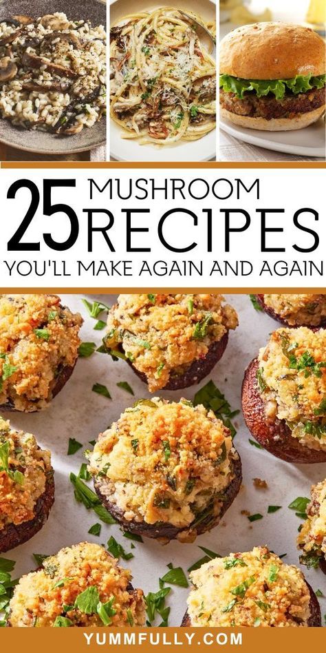 The rich and earthy flavors of mushrooms take center stage in these gourmet-style Mushroom recipes. From creamy risottos to savory stuffed mushrooms, you will see how their amazing flavor can enhance any dish, taking it from an everyday meal, to one you can serve on special occasions. Meditrain Diet, Mushrooms Recipes, Heart Healthy Recipes Low Sodium, Cooking For A Group, Vegetable Side Dishes Recipes, Romantic Meals, Side Dishes Recipes, Vegetable Side, Heart Healthy Recipes