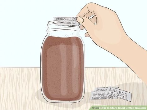 Used Coffee Grounds, Regrow Vegetables, Diy Compost, Uses For Coffee Grounds, Coffee Storage, Coffee Grinds, Deodorizing, Glass Mason Jars, Airtight Containers