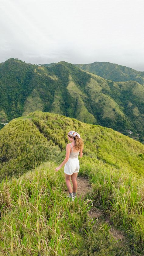 Hiking Cerro Mime in Orocovis was a DREAM ✨ this peak is surrounded by small mountain ranges in central Puerto Rico just outside of a small village. It’s a little ways off the beaten path and the views are worth driving through every pot hole to get there 🙏🏼 Puerto Rico In January, Puerto Rico Adventure, Puerto Rico Hiking, Travel Aesthetic Puerto Rico, Hiking In Puerto Rico, Puerto Rico Mountains, Puerto Rico Rain Forest, Manifest 2024, Jungle Hike