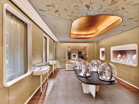 Van Cleef & Arpels by Jouin Manku: 2016 Best of Year Winner for Jewelry Retail Boutique Vans, Jouin Manku, Place Vendome Paris, Jewelry Store Interior, Jewelry Store Design, Jewellery Shop Design, Retail Interior Design, Van Cleef & Arpels, Place Vendome