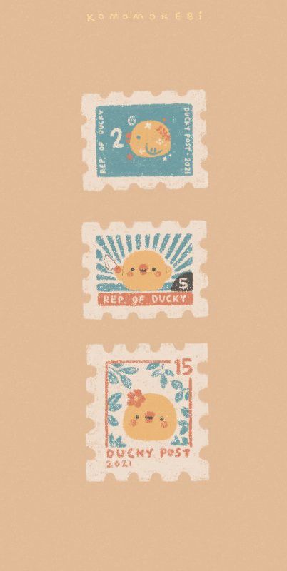 Doodle Phone Wallpaper, Envelope Illustration, Cute Postcards, Stamp Outline, Stamp Illustration, Cute Stamps, طوابع بريد, Posca Art, Mini Drawings