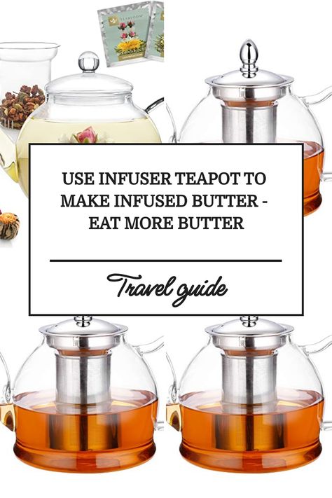 Discover the secret to perfectly infused butter with the game-changing Infuser Teapot. Elevate your culinary creations with this must-have kitchen gadget. Infused Butter, Steamed Asparagus, Must Have Kitchen Gadgets, Glass Teapot, Incredible Recipes, Ceramic Teapots, Tea Infuser, Freshly Baked, Bread Baking