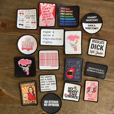 Punk Slogans, Iron On Patches Ideas, Olivia Outfits, Feminist Patch, Feminist Punk, Shark Pillow, Punk Fashion Diy, Mental Health Advocacy, Punk Culture