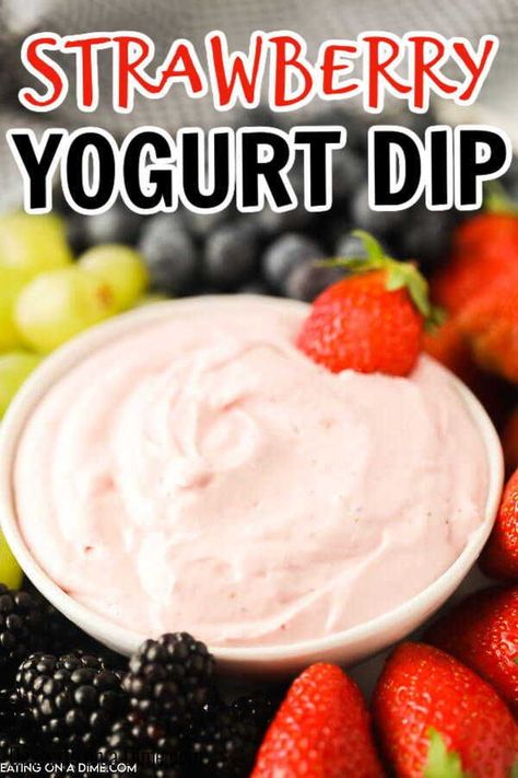 Yogurt Fruit Dip Recipe, The Best Fruit Dip, Best Fruit Dip, Strawberry Fruit Dips, Peanut Butter Yogurt Dip, Yogurt Fruit Dip, Fruit Dip Recipe, High Protein Peanut Butter, Easy Fruit Dip