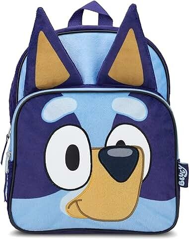 Amazon.com: Bluey Toys Blue Heeler Puppies, Heeler Puppies, Bluey Family, Mini Mochila, Dog Backpack, Time Kids, Dog Bag, Blue Backpack, Girl Backpacks