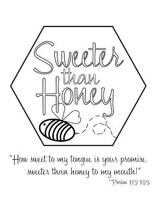 Gods Word Is Sweeter Than Honey Craft, I Am A Child Of God Printable Free, Printable Bible Verse Bookmarks To Color, Psalm 136:1 Coloring Page, Proverbs 3:5-6 Coloring Page, Sweeter Than Honey, Children's Church Crafts, Religious Education, Church Crafts