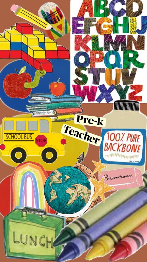 #prek #teacher #teacheraesthetic #iteachprek Preschool Teacher Aesthetic, Teacher Vibes, Teacher Aesthetic, Prek Teacher, Job 3, Early Childhood Development, Preschool Teacher, Early Childhood Education, School Bus